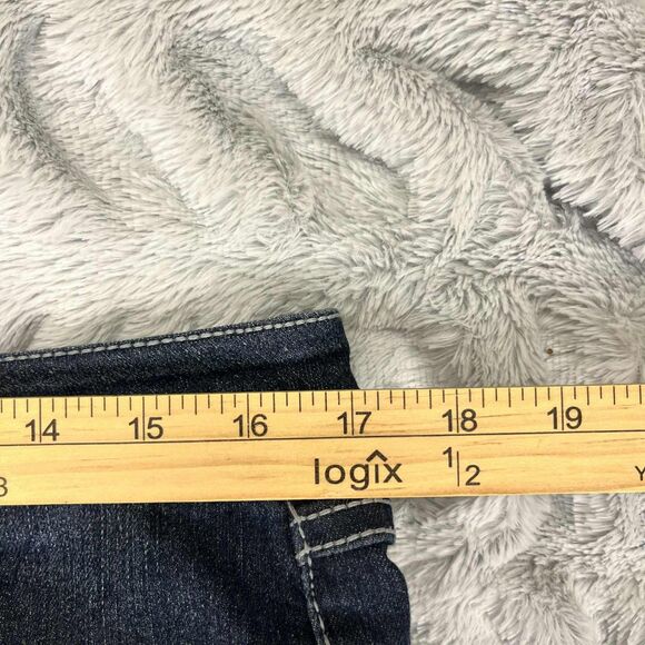 One 5 One Jeans Women Size 10 Bootcut Dark Wash Stretch Embellished Denim Rodeo - Picture 6 of 8